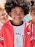 Sweater voor jongens met geplaatst motief rood - vertbaudet enfant 