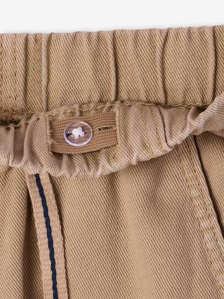 Eenvoudig aan te trekken jongensbroek met rechte pasvorm beige+middenblauw+nachtblauw+saliegroen+terracotta - vertbaudet enfant 