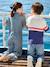 Combi pantalon fille rayée rayé bleu - vertbaudet enfant 
