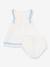 Robe bébé fille coton et bloomer blanc - vertbaudet enfant 