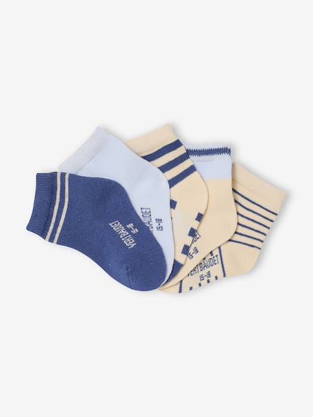 Set van 5 paar sokken baby jongen blauw - vertbaudet enfant 