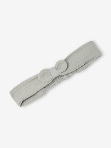 Ensemble 3 pièces bébé fille coton vert sauge - vertbaudet enfant 