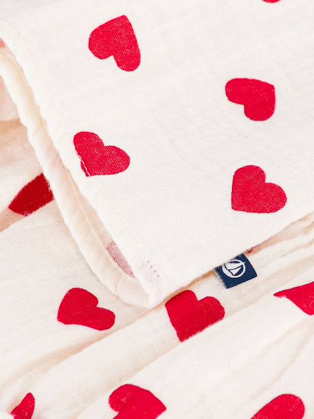 Robe et bloomer bébé volantée coton écru - vertbaudet enfant 