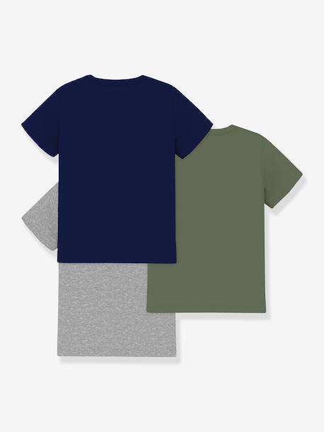 Lot 3 tee-shirts enfant coton Petit Bateau blanc - vertbaudet enfant 