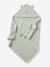 Cape de bain personnalisable et gant de toilette BIO vert sauge - vertbaudet enfant 