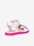 Sandales fille Joyfoot GEOX blanc+fuchsia - vertbaudet enfant 