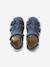 Sandales garçon cuir scratch lot bleu - vertbaudet enfant 
