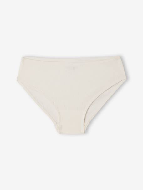 Set van 5 slipjes for girls ecru - vertbaudet enfant 