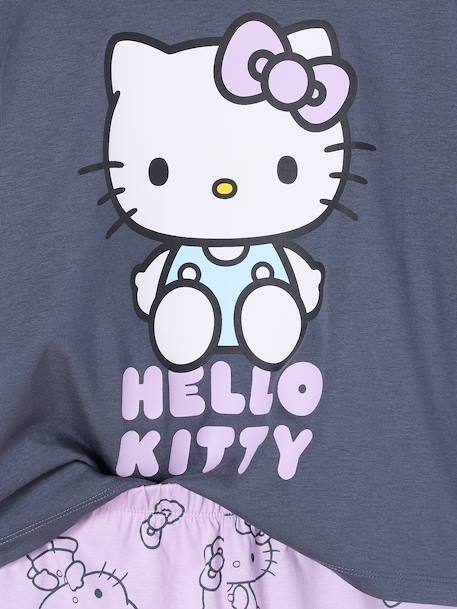 Pyjashort fille Hello Kitty anthracite - vertbaudet enfant 