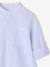 Chemise rayée col Mao garçon rayé bleu+rayé vert - vertbaudet enfant 