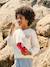 Sweat garçon col V écru - vertbaudet enfant 
