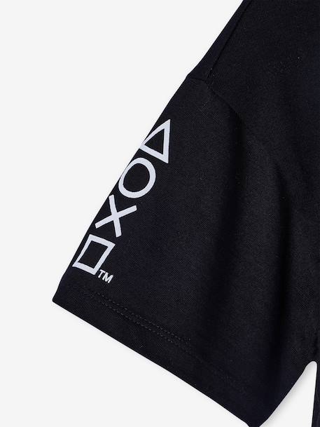 Pyjashort garçon coton logo Playstation noir - vertbaudet enfant 