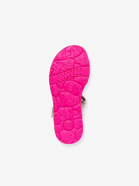 Sandales fille Joyfoot GEOX blanc+fuchsia - vertbaudet enfant 