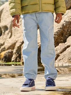 -Pantalon denim garçon battle coton