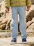 Pantalon denim garçon battle coton rayé bleu - vertbaudet enfant 