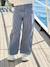 Pantalon large fille rayé rayé bleu - vertbaudet enfant 