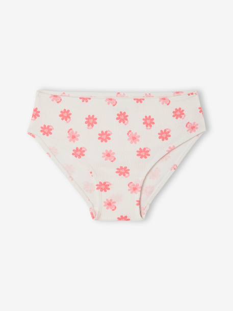 Set van 5 slipjes for girls ecru - vertbaudet enfant 