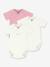 Set van 3 gekruiste body's baby wit - vertbaudet enfant 