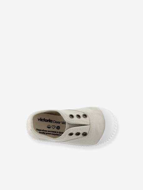 Baskets enfant Inglesa 106627 VICTORIA beige+rose pêche+vert d'eau - vertbaudet enfant 