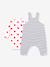 Set body salopet PETIT BATEAU ecru - vertbaudet enfant 