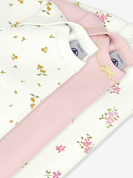 Set van 3 body's met lange mouwen voor baby wit - vertbaudet enfant 