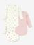 Lot de 3 bodies manches longues bébé blanc - vertbaudet enfant 