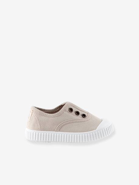 Kinderen Inglesa baskets beige+blauwgroen+perzikroze - vertbaudet enfant 