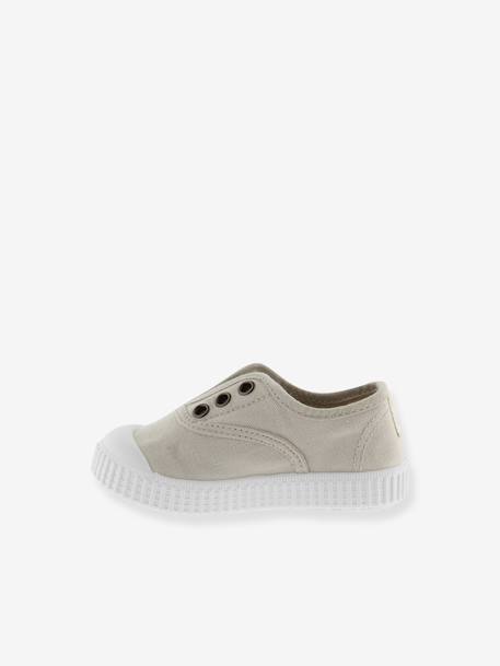 Baskets enfant Inglesa 106627 VICTORIA beige+rose pêche+vert d'eau - vertbaudet enfant 