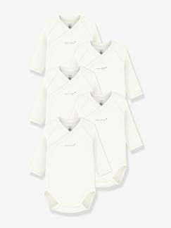 Bébé-Body-Lot de 5 bodies croisés Petit Bateau
