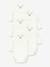 Lot de 5 bodies croisés Petit Bateau blanc - vertbaudet enfant 