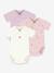 Lot 3 bodies croisés bébé coton Petit Bateau blanc - vertbaudet enfant 