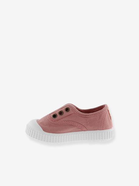 Baskets enfant Inglesa 106627 VICTORIA beige+rose pêche+vert d'eau - vertbaudet enfant 