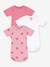 Set van 3 body's met korte mouwen baby wit - vertbaudet enfant 