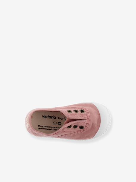 Baskets enfant Inglesa 106627 VICTORIA beige+rose pêche+vert d'eau - vertbaudet enfant 