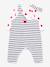 Ensemble body salopette Petit Bateau écru - vertbaudet enfant 