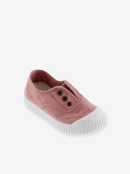Baskets enfant Inglesa 106627 VICTORIA beige+rose pêche+vert d'eau - vertbaudet enfant 