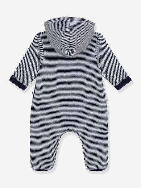 Combinaison bébé à capuche Peti Bateau marine - vertbaudet enfant 