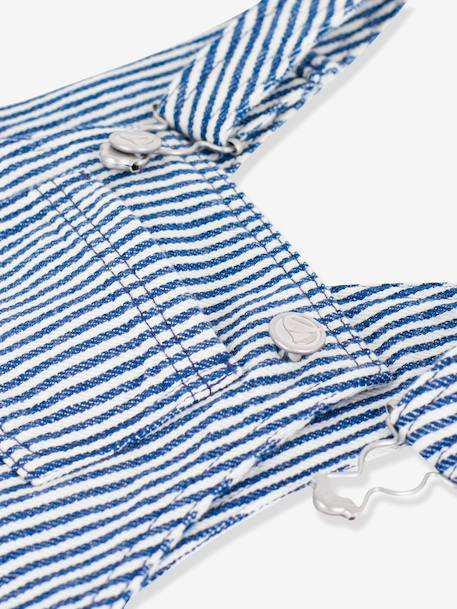 Salopette courte bébé en serge marine - vertbaudet enfant 