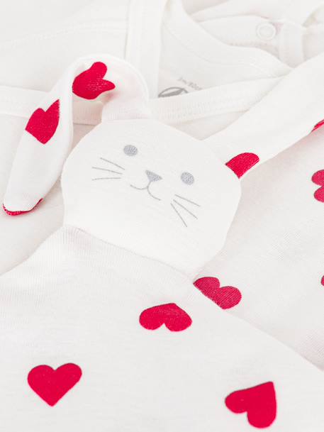 Coffret naissance coton cœur Petit Bateau blanc - vertbaudet enfant 