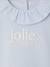 Sweat bébé fille collerette bleu clair - vertbaudet enfant 