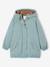 Parka longue fille capuche vert de gris - vertbaudet enfant 