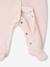 Lot de 2 pyjamas bébé mixtes en velours ouverture naissance beige+rose - vertbaudet enfant 