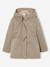 Parka fille 3 en 1 parka et coupe-vent imprimé fleurs kaki - vertbaudet enfant 