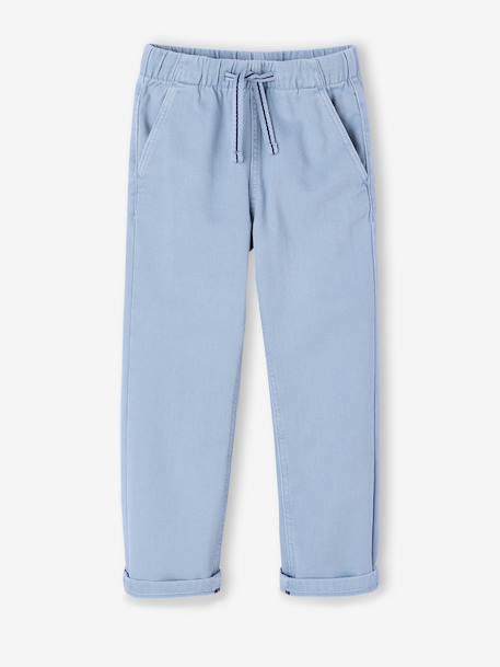Pantalon garçon  fluide facile à enfiler garçon beige+bleu moyen+bleu nuit+terracotta+vert sauge - vertbaudet enfant 