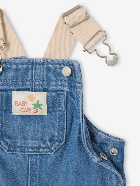 Ensemble T-shirt salopette bébé stone - vertbaudet enfant 