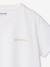 Lot de 3 tee-shirts fille personnalisable écru+rose pâle - vertbaudet enfant 
