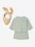 Ensemble 3 pièces short bébé garçon vert d'eau - vertbaudet enfant 