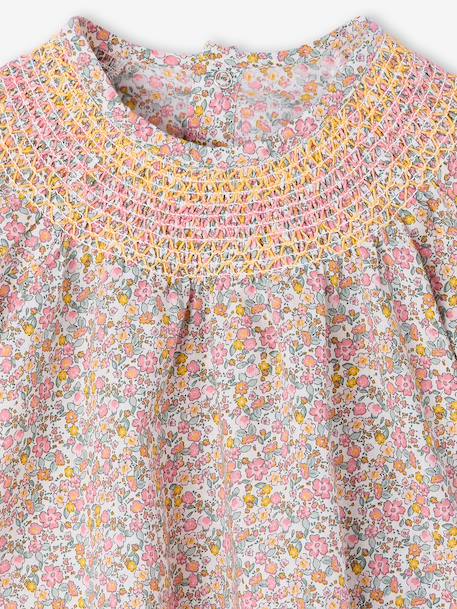 Set blouse + short voor babymeisjes meerkleurig - vertbaudet enfant 