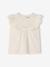 T-shirt broderie anglaise bébé fille écru+rose - vertbaudet enfant 