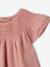 Jurk en bloomer baby meisjes katoen rouge - vertbaudet enfant 